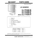Sharp LL-T1520 (serv.man17) Parts Guide