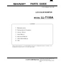 Sharp LL-T155A (serv.man3) Parts Guide