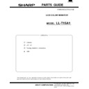 Sharp LL-T15A1 (serv.man11) Parts Guide