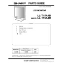 Sharp LL-T15A4 (serv.man2) Parts Guide