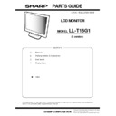 Sharp LL-T15G1 (serv.man8) Parts Guide