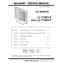 Sharp LL-T1803 (serv.man8) Service Manual