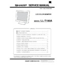Sharp LL-T180A (serv.man2) Service Manual