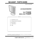 Sharp LL-T1820 (serv.man10) Parts Guide