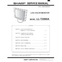 Sharp LL-T2000 Service Manual