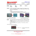 Sharp PN-465E (serv.man15) Technical Bulletin