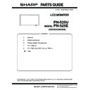 Sharp PN-525E (serv.man4) Parts Guide