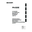 Sharp PN-525E (serv.man5) User Guide / Operation Manual