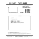 Sharp PN-60TB3 (serv.man5) Parts Guide