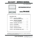 Sharp PN-655E (serv.man3) Service Manual