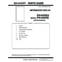 Sharp PN-655RE (serv.man4) Parts Guide