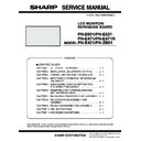 Sharp PN-E471R (serv.man3) Service Manual