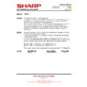 Sharp PN-E521 (serv.man13) Technical Bulletin