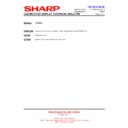 Sharp PN-E521 (serv.man16) Technical Bulletin