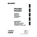 Sharp PN-E521 (serv.man5) User Guide / Operation Manual