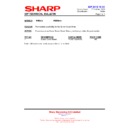 Sharp PN-E602 (serv.man13) Technical Bulletin