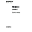pn-e802 (serv.man5) user guide / operation manual