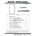 Sharp PN-G655RE (serv.man3) Service Manual
