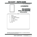 Sharp PN-G655RE (serv.man4) Parts Guide