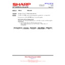 Sharp PN-K321 (serv.man12) Technical Bulletin