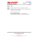 Sharp PN-K321 (serv.man20) Technical Bulletin