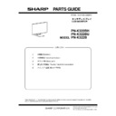 Sharp PN-K322BH (serv.man4) Parts Guide