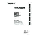 Sharp PN-K322BH (serv.man5) User Guide / Operation Manual