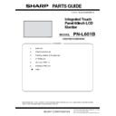 Sharp PN-L601 (serv.man6) Parts Guide