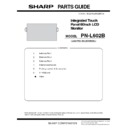 Sharp PN-L602B (serv.man7) Parts Guide