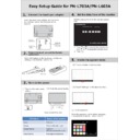 Sharp PN-L603A Handy Guide