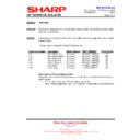 Sharp PN-L802B (serv.man16) Technical Bulletin