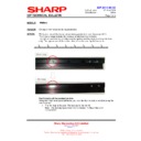 Sharp PN-R603 (serv.man15) Technical Bulletin
