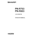 pn-r703 (serv.man7) user guide / operation manual