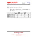 Sharp PN-U553 (serv.man9) Technical Bulletin