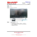 Sharp PN-V600 (serv.man13) Technical Bulletin
