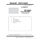 Sharp PN-V600 (serv.man6) Parts Guide