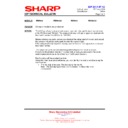Sharp PN-V601 (serv.man16) Technical Bulletin