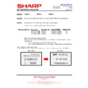 Sharp PN-V602 (serv.man16) Technical Bulletin