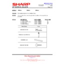 Sharp PN-V602 (serv.man21) Technical Bulletin