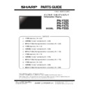 Sharp PN-Y325 (serv.man2) Parts Guide