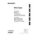 Sharp PN-Y325 (serv.man3) User Guide / Operation Manual