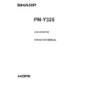 pn-y325 (serv.man4) user guide / operation manual