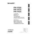 Sharp PN-Y425 (serv.man3) User Guide / Operation Manual