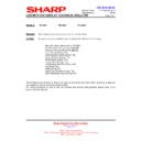 Sharp PN-ZB01 (serv.man9) Technical Bulletin