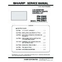 Sharp PN-ZB01 Service Manual