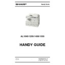 Sharp AL-1045 Handy Guide
