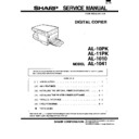 Sharp AL-11PK (serv.man7) Parts Guide