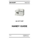 Sharp AL-1217 Handy Guide