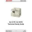 Sharp AL-1217D Handy Guide