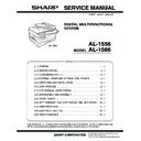 Sharp AL-1566 (serv.man17) Service Manual